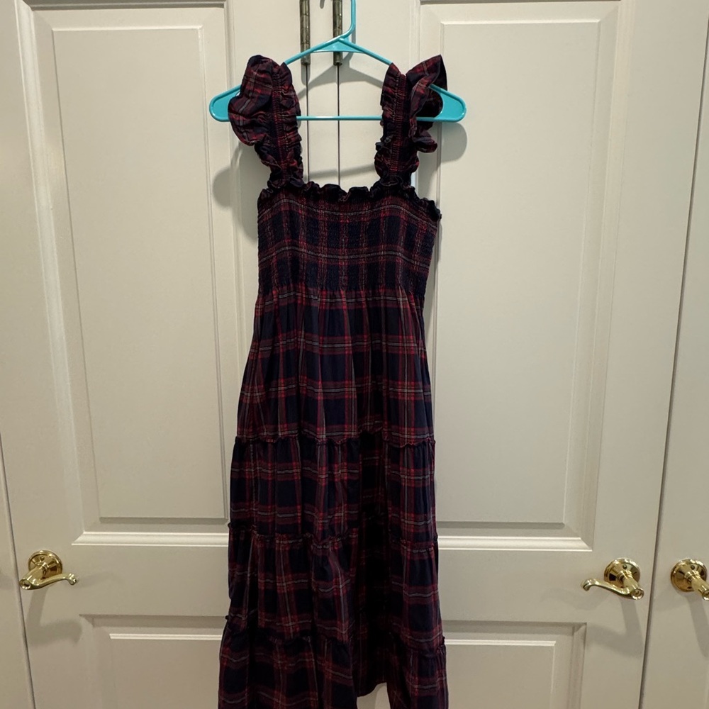Hill House Navy Tartan Ellie Nap Dress - Picture 3 of 4